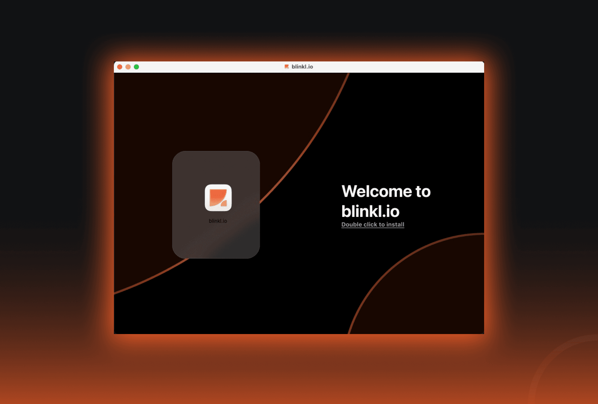 open the file from your Downloads folder and blinkl.io will open automatically
