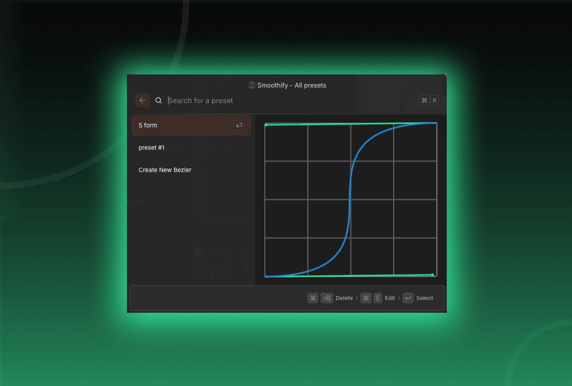 Save your presets for Smoothify inside blinkl.io